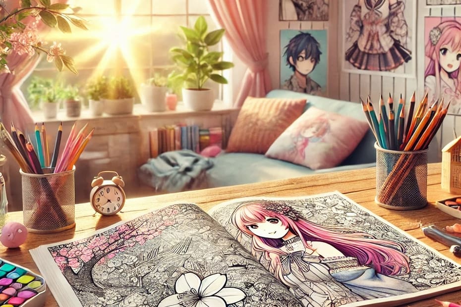 Anime Coloring Pages