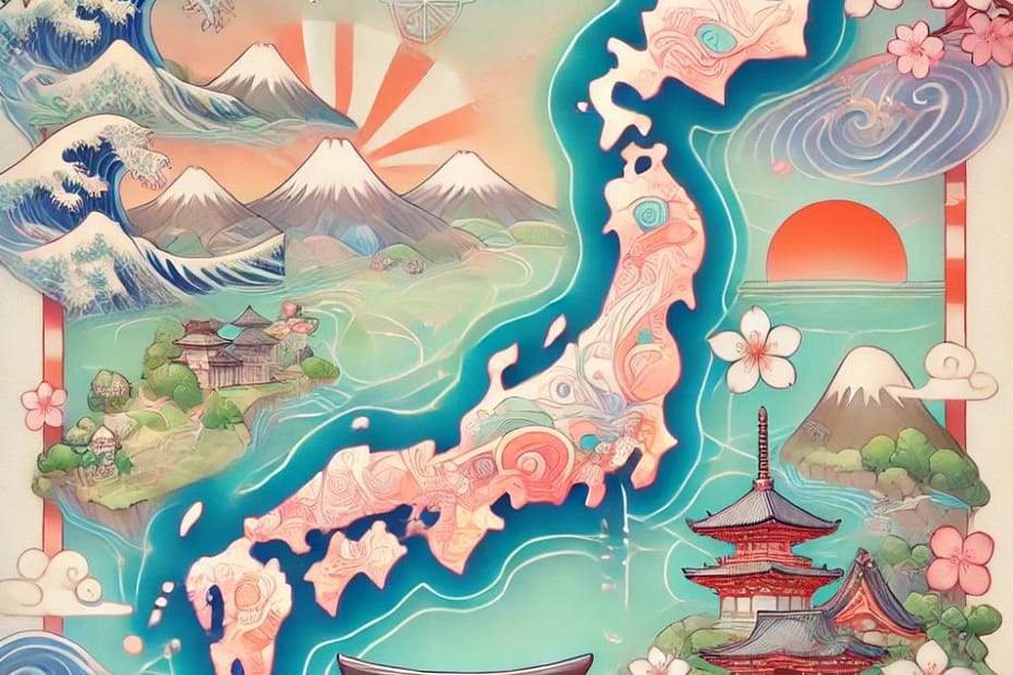 Japan on Map