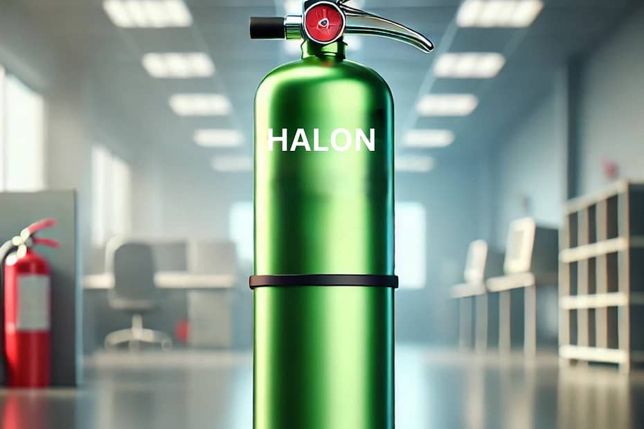 Halon Fire Extinguisher